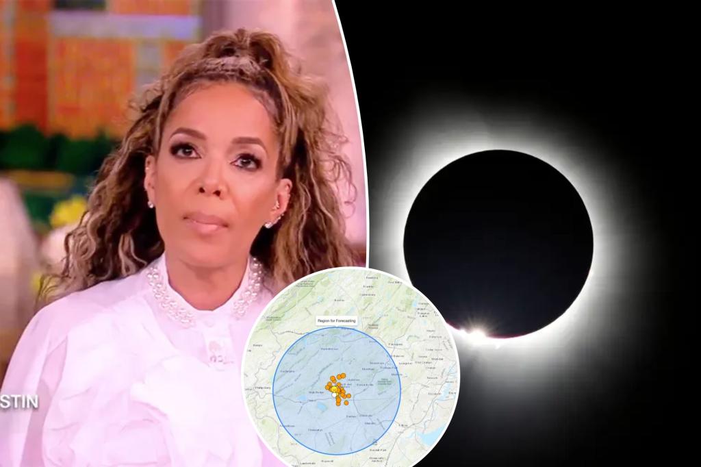 'The View' co-host Sunny Hostin claims eclipse caused by climate change